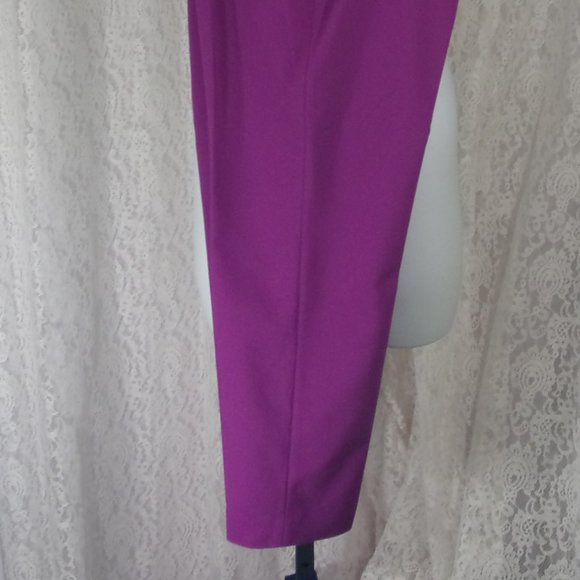 Chaus Fuchsia Dressy Career Slacks Pants Size 14 NWT - Picture 2 of 3